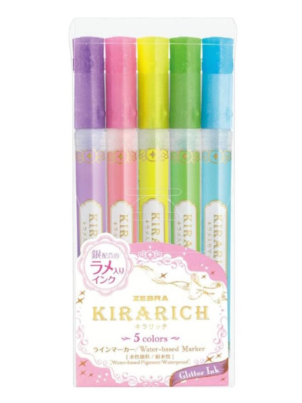 Glitter Highlighters 5 pack